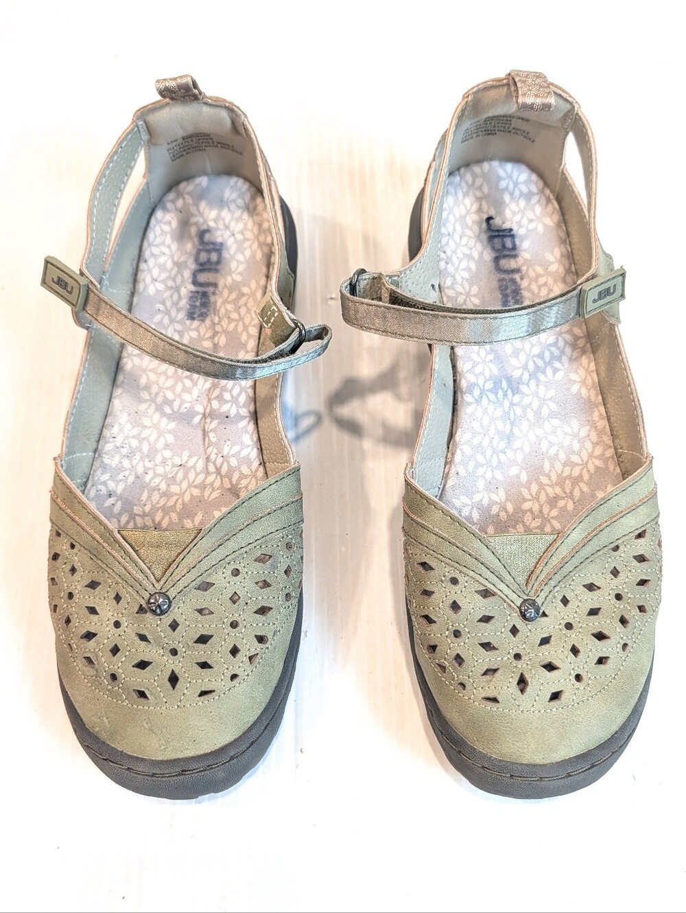 JBU Rosemary Mary Jane Flats Size 8.5 Wide